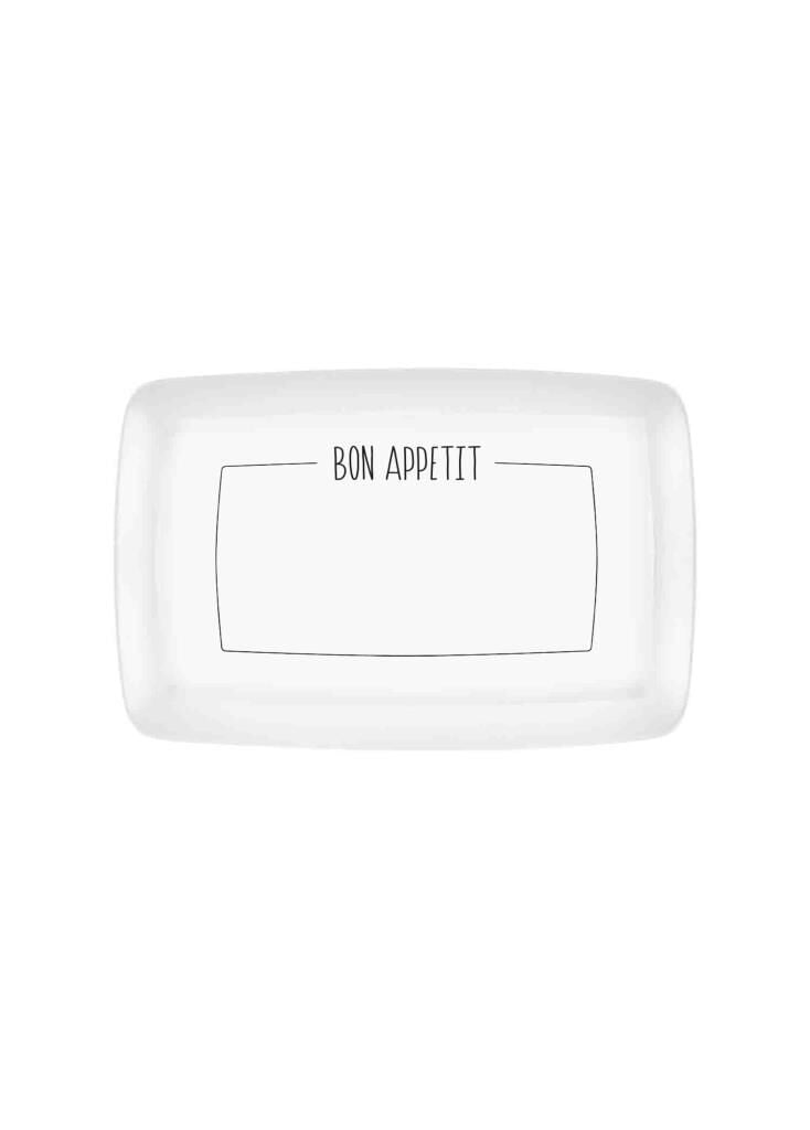 DAILY TUNES DİKDÖRTGEN TABAK 24X25CM