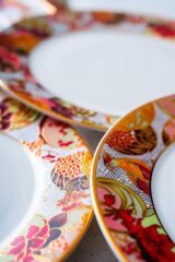 DREAM 6'LI PASTA TABAK DESEN2 21CM