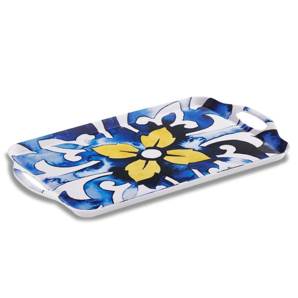 5803 GARDENA LACİVERT SERVİS TEPSİ 42X29CM