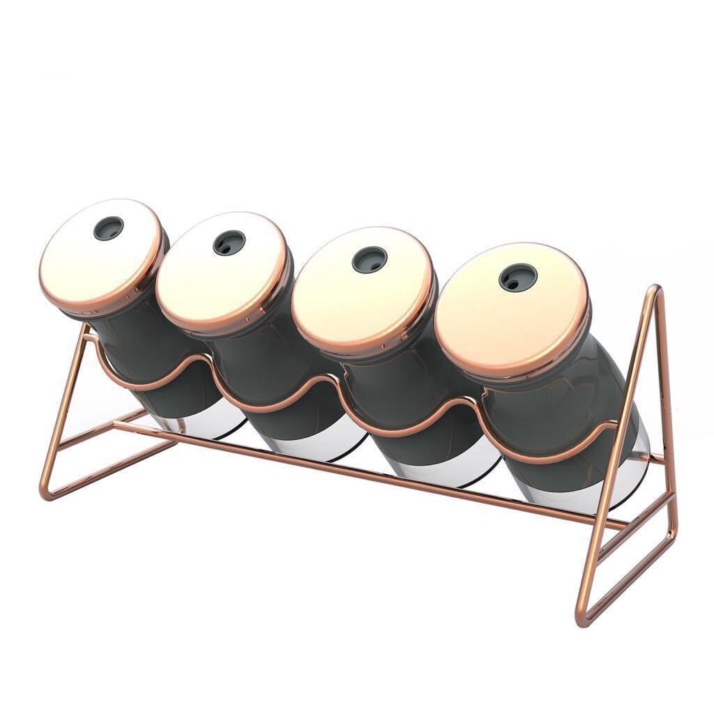GRİ BAKIR 5 PARÇA BAHARAT SET