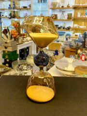 AMBER SİYAH KUM SAATİ/DEKOR