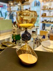 AMBER SİYAH KUM SAATİ/DEKOR