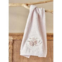 HELEN 3D NAKIŞLI PUDRA OFFWHITE BAMBU AİLE SETİ