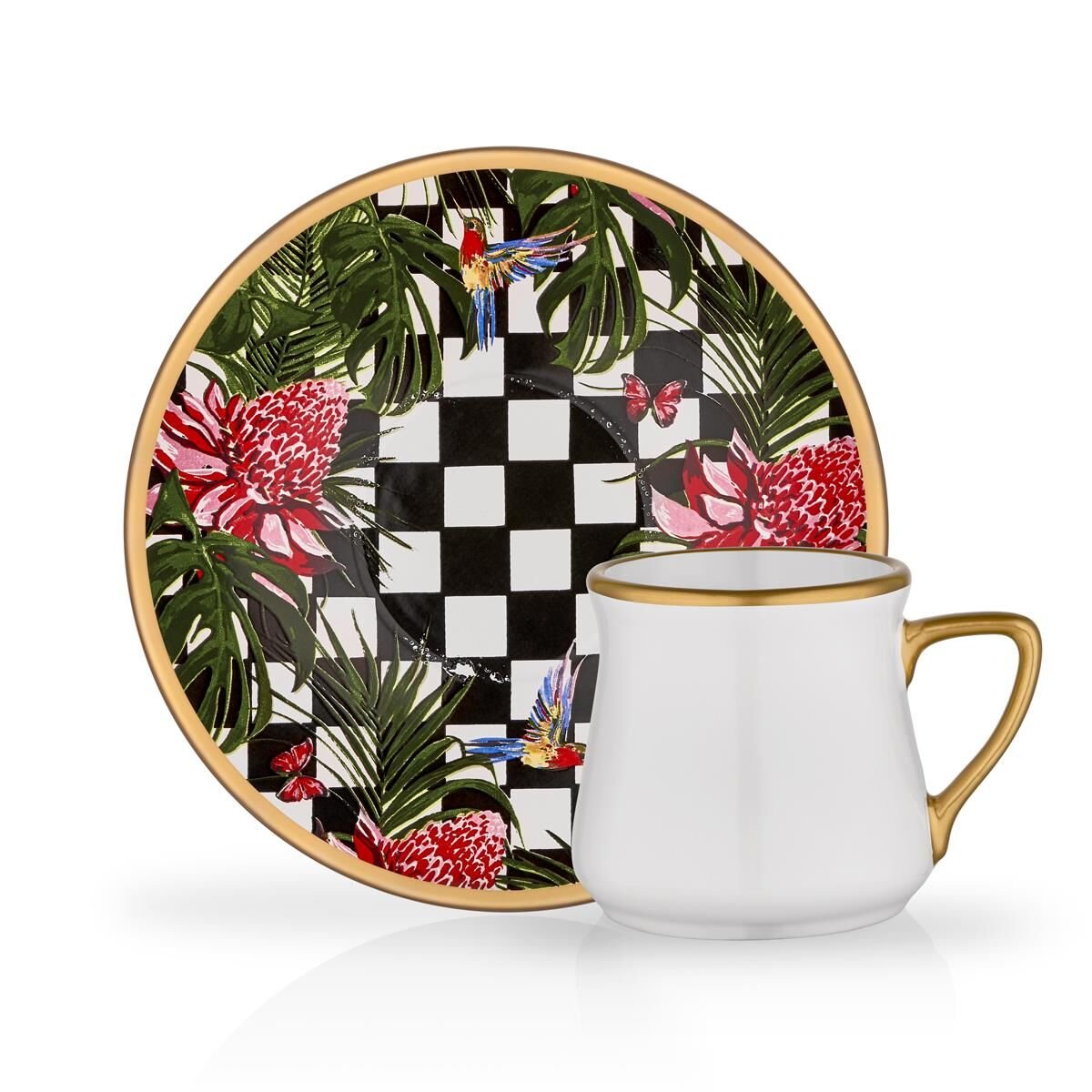 AISHA 1 KİŞİLİK TÜRK KAHVESİ FİNCANI