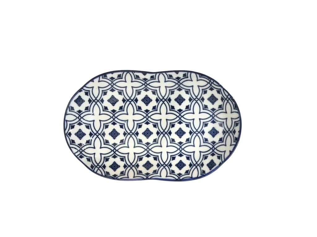 İZNİK SERİSİ OVAL ÇEREZLİK 16 CM