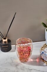 STARS ÇİFT CİDARLI CAM BARDAK 350ML