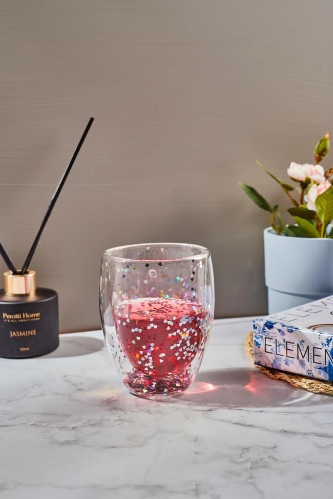 HEART ÇİFT CİDARLI BARDAK 350ML