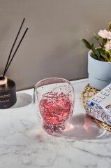 HEART ÇİFT CİDARLI BARDAK 350ML