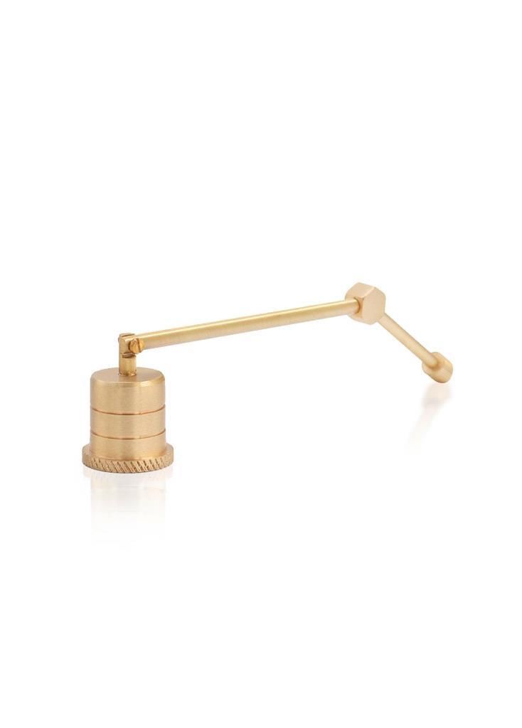 BRASS PİRİNÇ ALTIGEN MUM SÖNDÜRÜCÜ 18CM