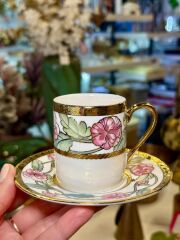 PORTIA PEMBE TEK KİŞİLİK TÜRK KAHVESİ FİNCANI