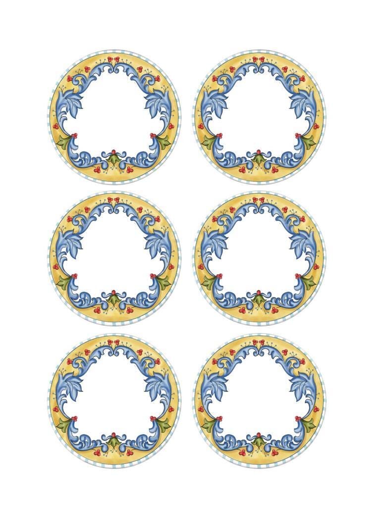 LIMONCELLO 6'LI SERVİS TABAK 26CM