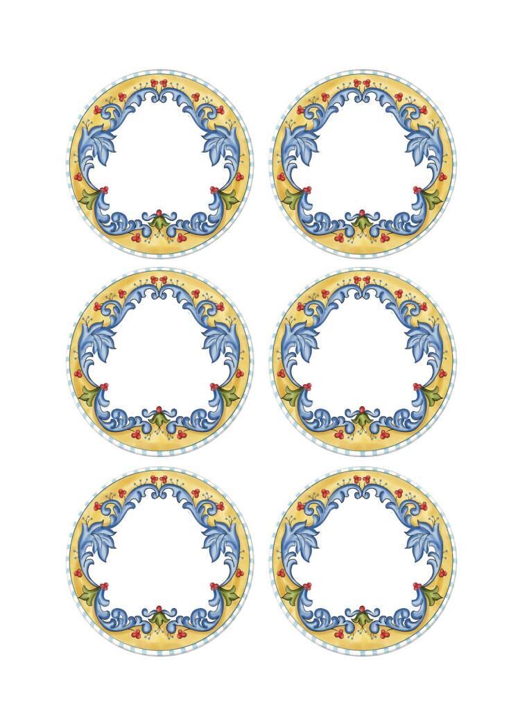 LIMONCELLO 6'LI SERVİS TABAK 26CM