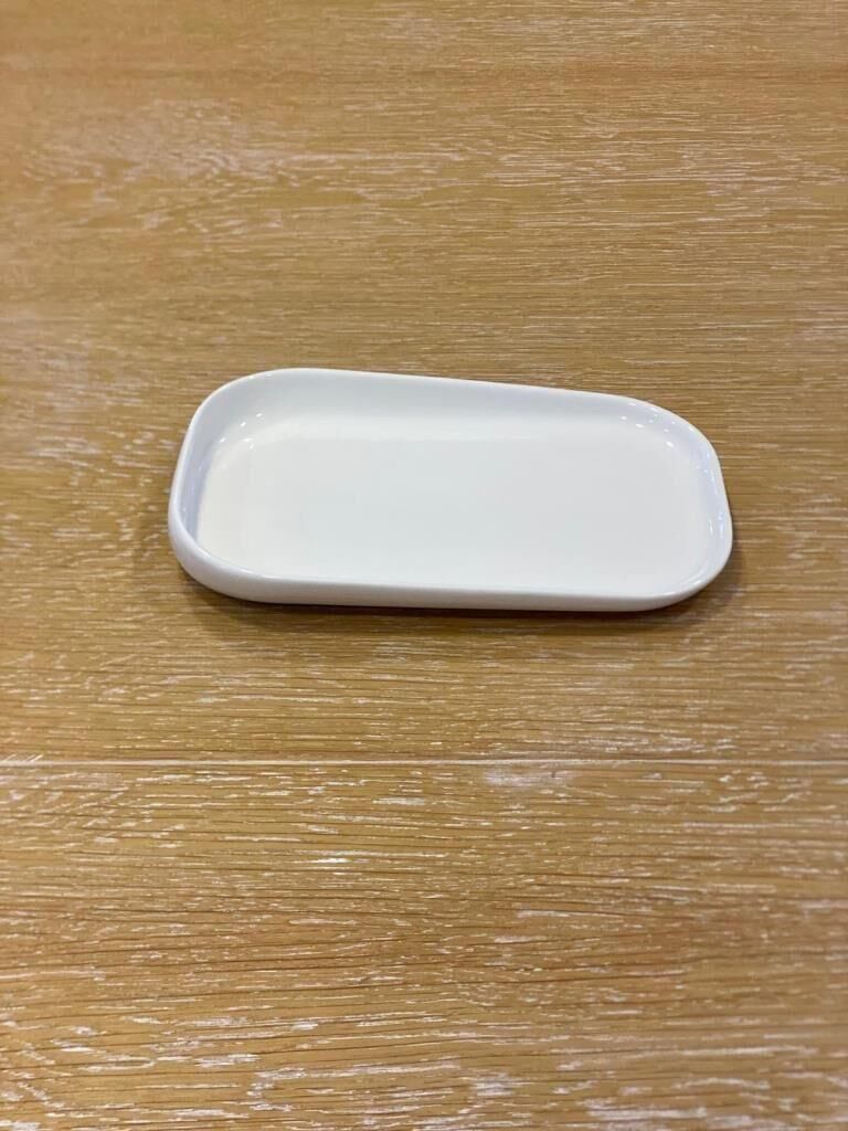 ACAR PORSELEN ASİMETRİK 6'LI KAYIK TABAK 15x10CM