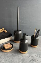 CARTRI SİYAH KATI SABUNLUK