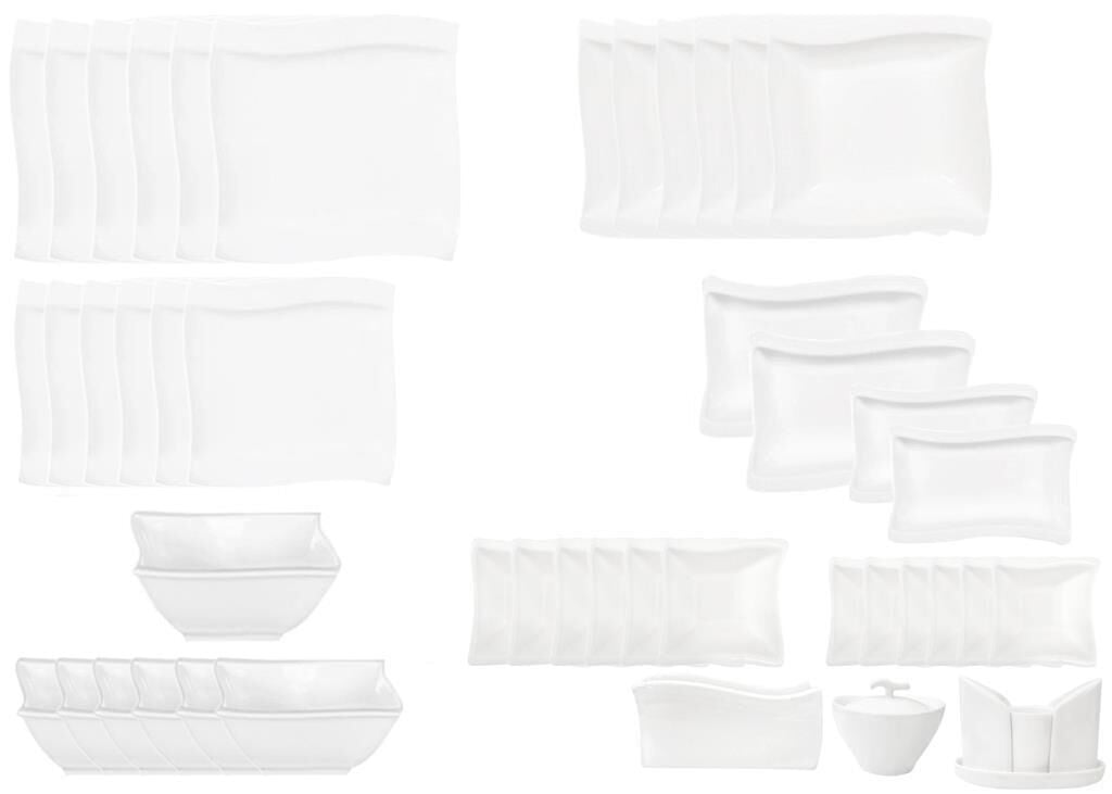 ES SERİSİ 6 KİŞİLİK 48 PARÇA YEMEK TAKIMI