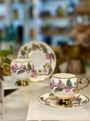 ORVİLLE PEMBE 2 KİŞİLİK TÜRK KAHVESİ FİNCANI