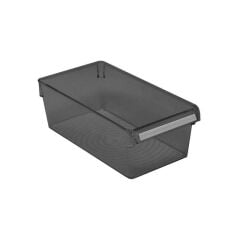 DÜZENLEYİCİ RAF ŞEFFAF SİYAH 29CM