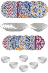 POSH 6 KİŞİLİK 24 PARÇA YEMEK TAKIMI