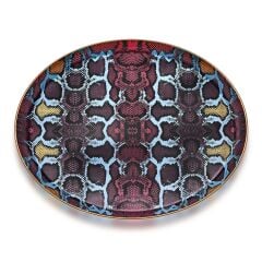 TIANNA MAT ALTIN CAM TEPSİ