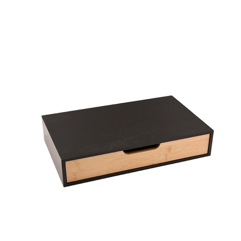 BAMBU SİYAH ORGANİZER ÇEKMECE 40X24X8CM