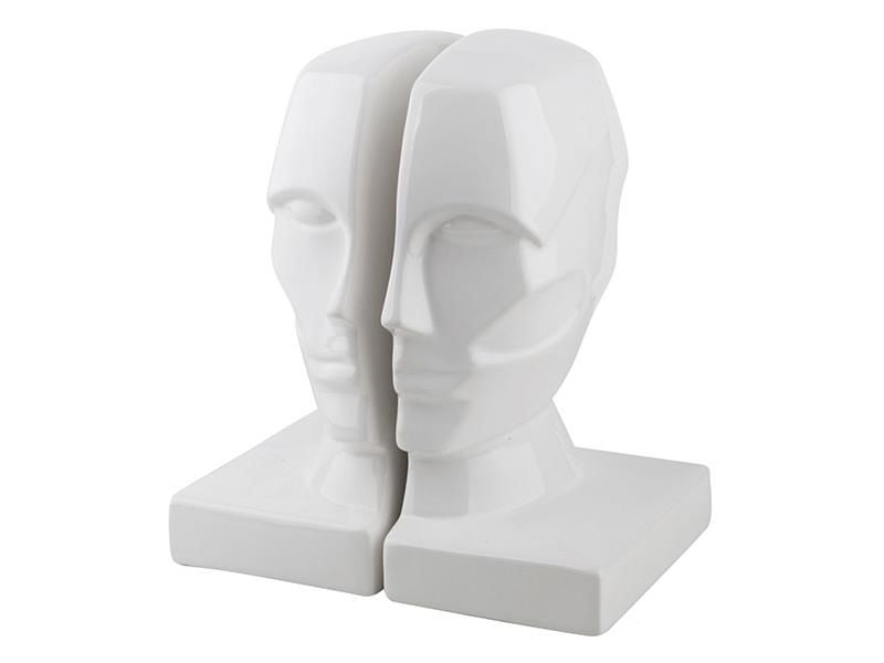 BEYAZ BÜST KİTAP TUTACAĞI/DEKOR 19CM