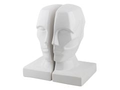 BEYAZ BÜST KİTAP TUTACAĞI/DEKOR 19CM