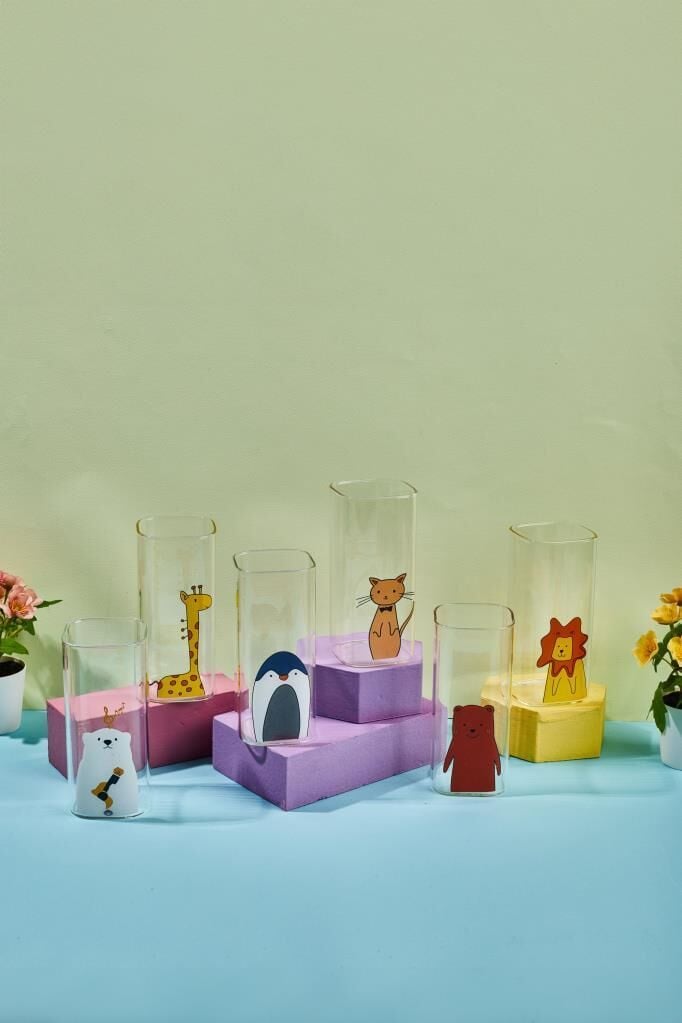 ANIMALS 6'LI BARDAK 400ML