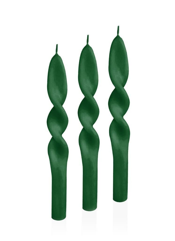 BURDGU 3'LÜ ŞAMDAN MUM KHAKİ 25CM
