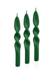 BURDGU 3'LÜ ŞAMDAN MUM KHAKİ 25CM