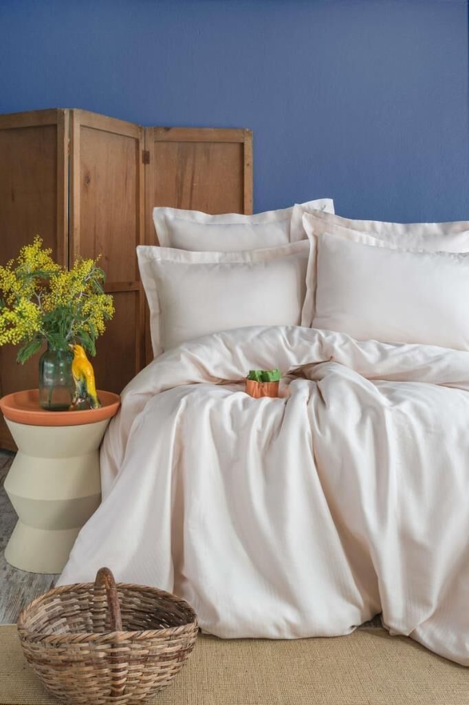 ELLIE VANILLA BAMBU ÇİFT KİŞİLİK NEVRESİM TAKIMI