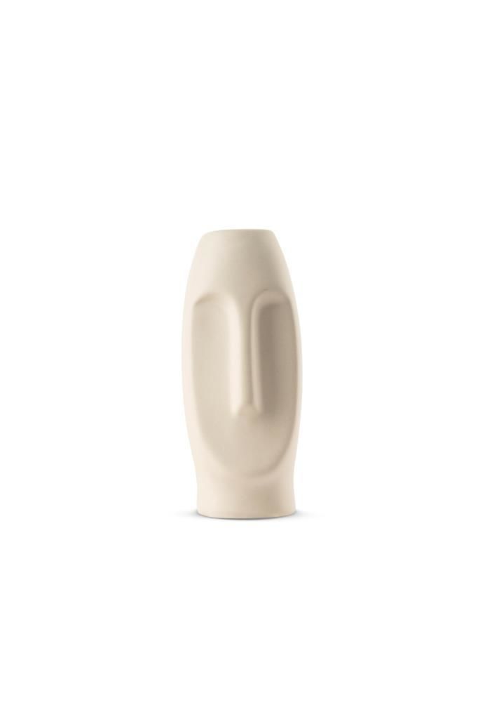 KREM SİULET VAZO/DEKOR 14CM