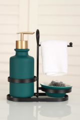 YEŞİL SIVI SABUNLUK SET MODEL2