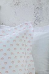 OLIVER PEMBE BAMBU ÇİFT KİŞİLİK PİKE SETİ