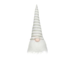 BEYAZ NOEL LED IŞIKLI CÜCE DEKOR 28CM