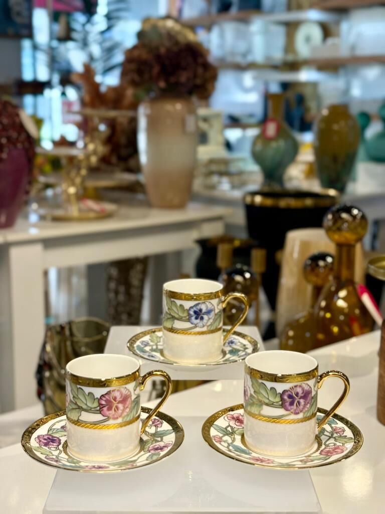 PORTIA 6 KİŞİLİK TÜRK KAHVESİ FİNCANI