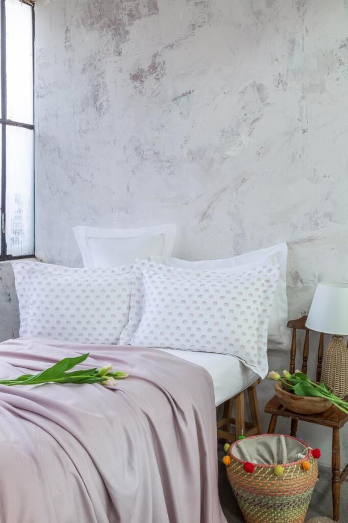 OLIVER MOR BAMBU ÇİFT KİŞİLİK PİKE SETİ