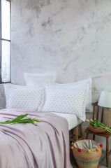 OLIVER MOR BAMBU ÇİFT KİŞİLİK PİKE SETİ