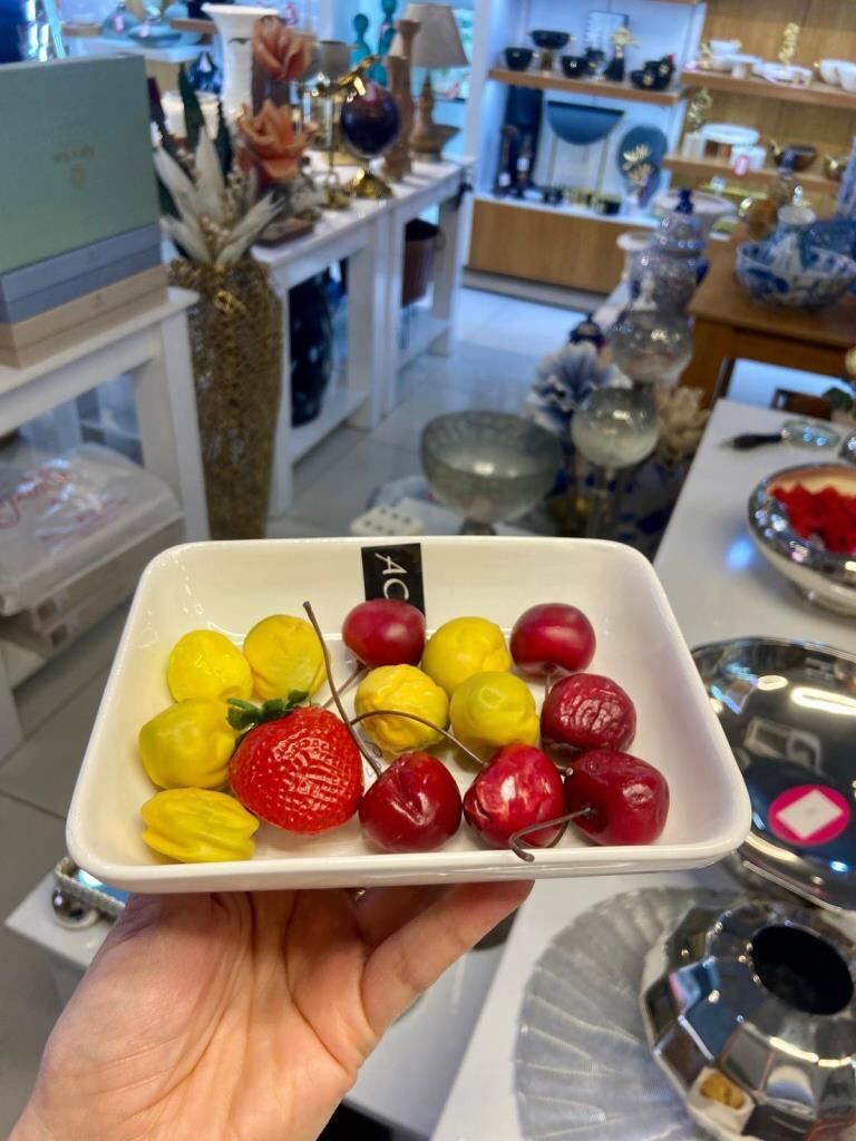 BEYAZ PORSELEN 6'LI MEZE/KAYIK TABAK 16CM