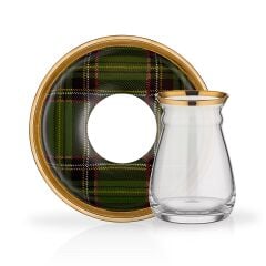 EKOSE YEŞİL 6 KİŞİLİK ÇAY SETİ