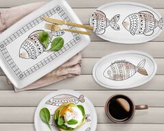 WISH OVAL 2'Lİ SERVİS TABAK 26&29CM