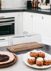 MADERA DİKDÖRTGEN KEK SAKLAMA FANUSU 15X32X14CM