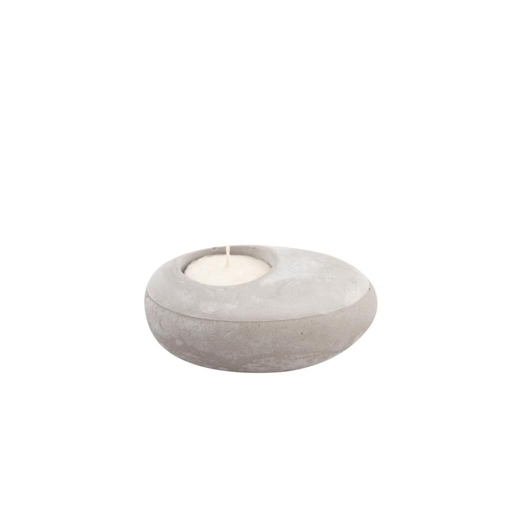 GRİ TEALIGHT MUMLUK 10CM