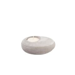 GRİ TEALIGHT MUMLUK 10CM
