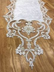 OLİVİA EKRU 3 PARÇA RUNNERLI SET