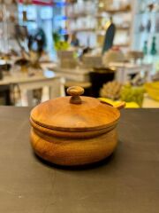 AKASYA DEKORLU KAŞIKLI ŞEKERLİK/BAHARATLIK 10X5CM