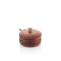 AKASYA DEKORLU KAŞIKLI ŞEKERLİK/BAHARATLIK 10X5CM