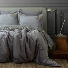 MY TOUCH ANTICA GRİ ÇİFT KİŞİLİK KADİFE NEVRESİM TAKIMI