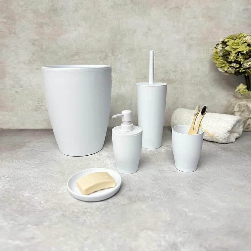 PURE BEYAZ 5'Lİ BANYO SETİ