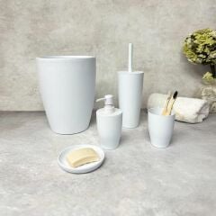 PURE BEYAZ 5'Lİ BANYO SETİ