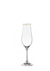 TULIPA ALTIN YALDIZLI 6'LI FLÜT KADEH 170ML